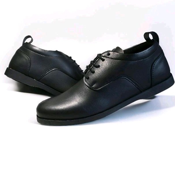 RA MANAGE A010 - Sepatu Formal Pria Casual Pantofel Kulit Hitam Vintage Peria || Sepatu Oxford Gavin