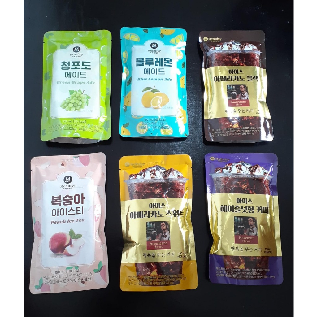 

Buy 2 free 1 McNulty Drink Korea exp 2025
