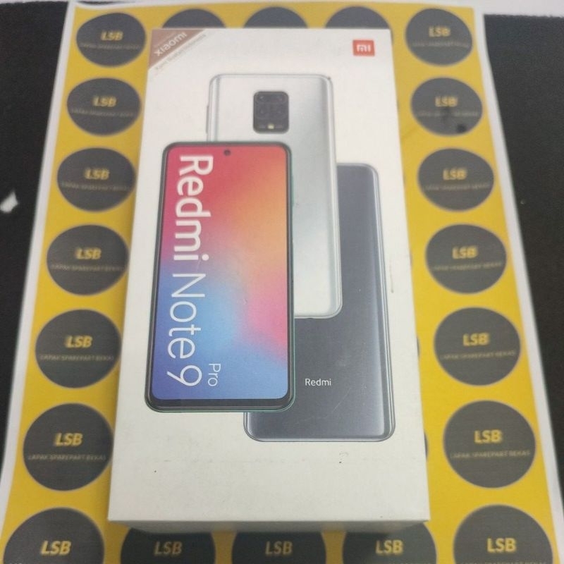 DUS BOX XIAOMI REDMI NOTE 9 PRO ORIGINAL BEKAS