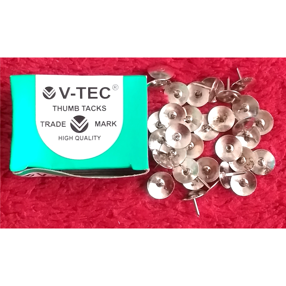 

(1 kotak kecil) Paku pines putih, paku pines v tec