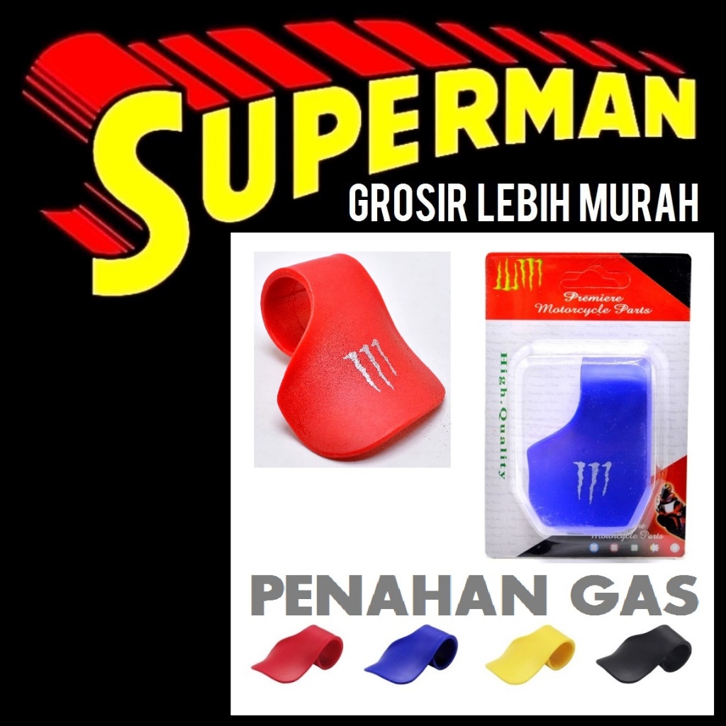 PENAHAN GAS MONSTER MW tahanan-penahan-tangan-hand rest-istirahat-anti pegal gas plastik variasi bis