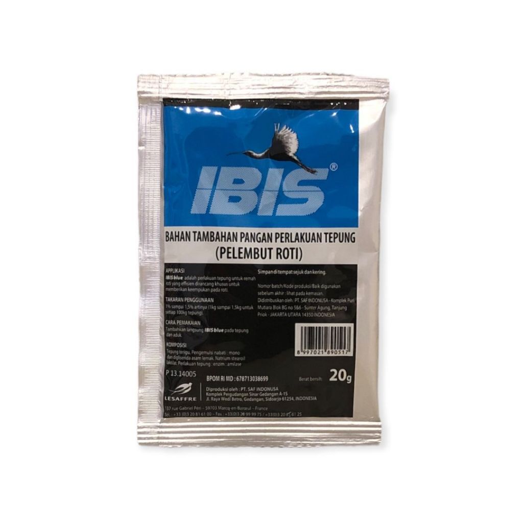 IBIS BLUE SACHET / BREAD IMPROVER SACHET 20GR