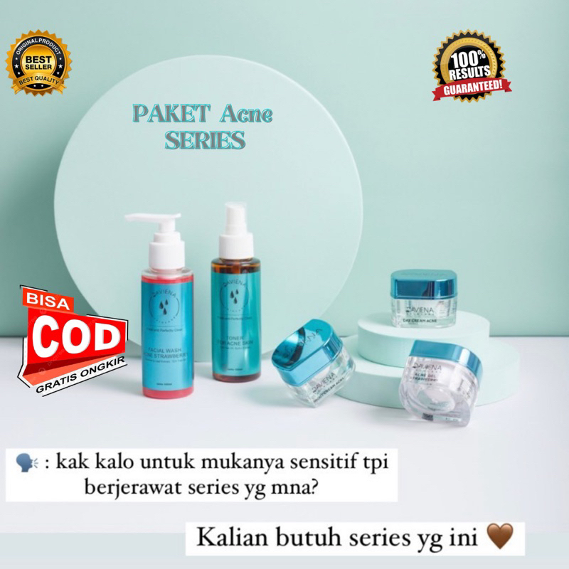 PAKET ACNE DAVIENA SKINCARE / ACNE GEL DAVIENA