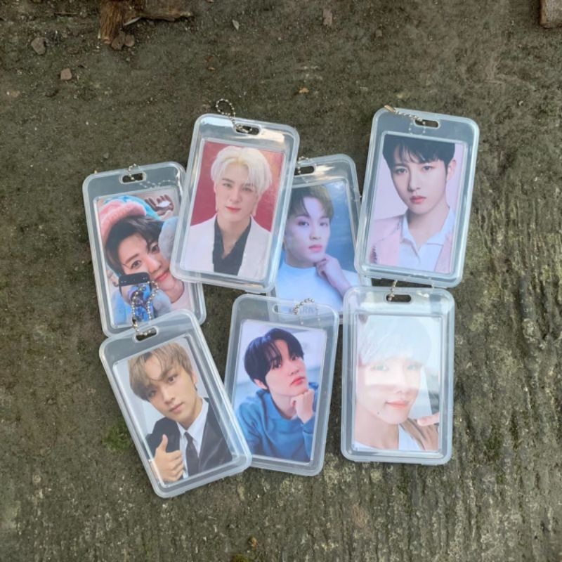 

( BISA CUSTOM) Card Holder KPop B*TS NC*T ID Card Photocard Sleeve KPop