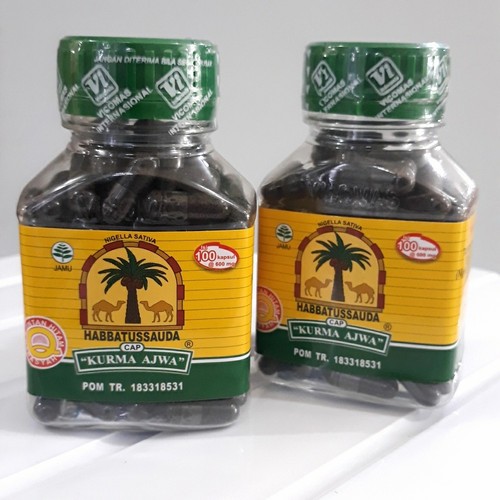 Kurma Ajwa Vicomas 100 kapsul - herbal  memelihara kesehatan seperti daya tahan tubuh.