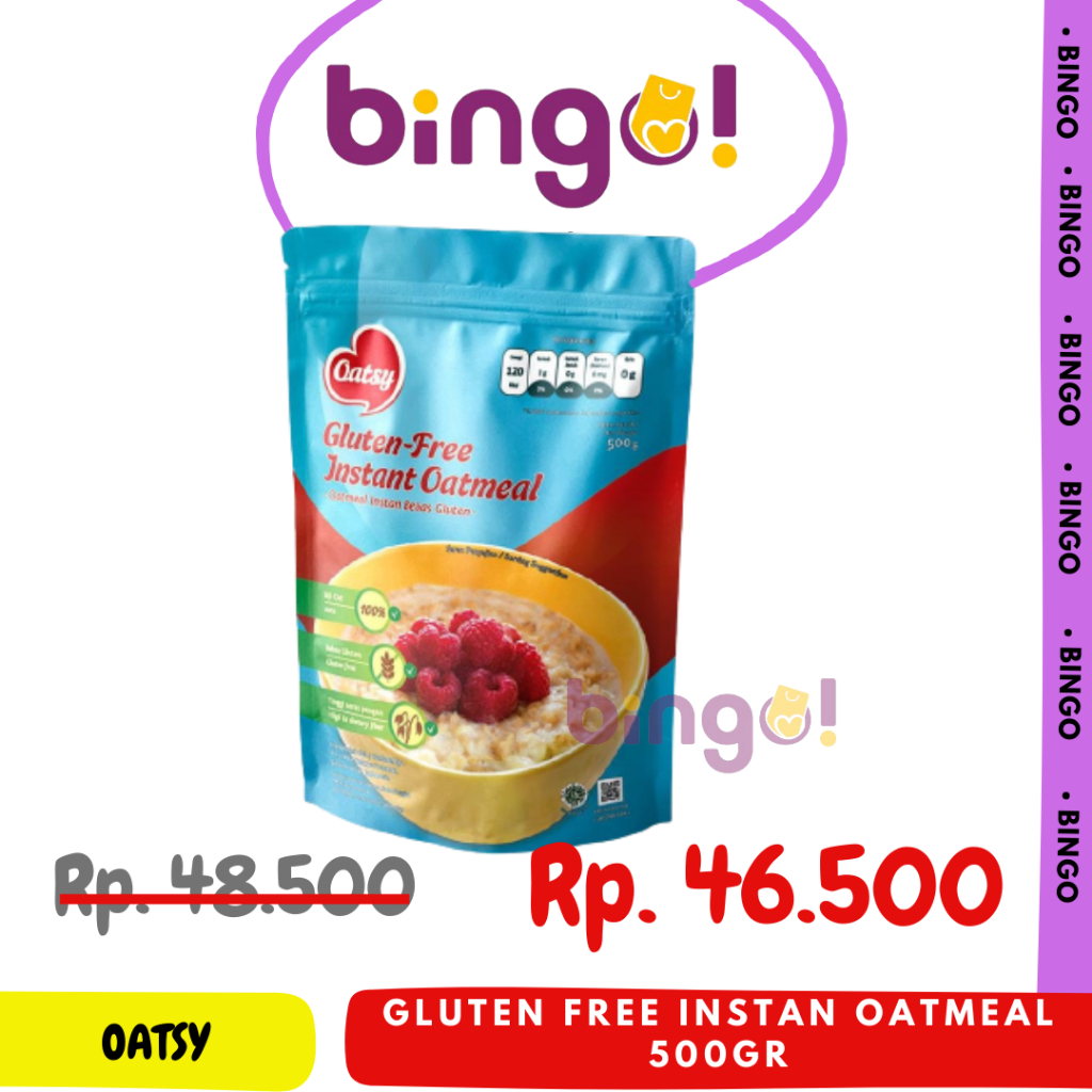 

OATSY Gluten Free Instant Oatmeal 500gr