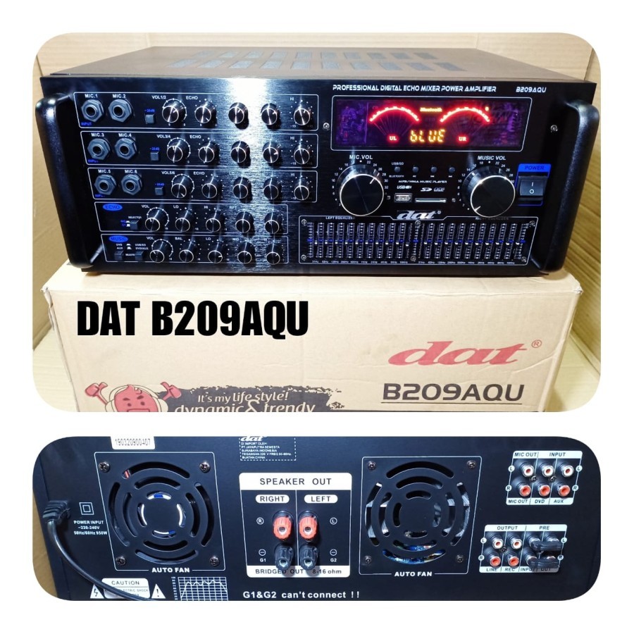 AMPLIFIER DAT B209AQU PROFESIONAL KARAOKE