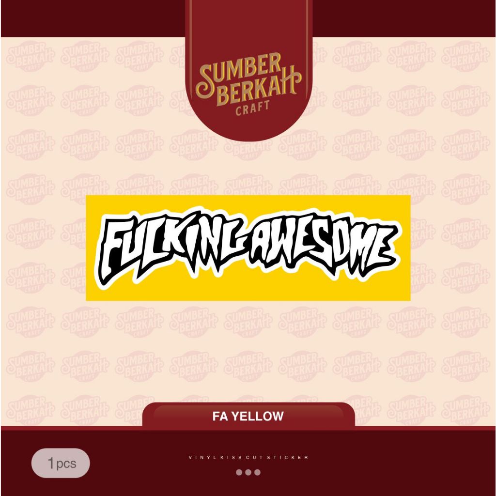 

STIKER FA YELLOW
