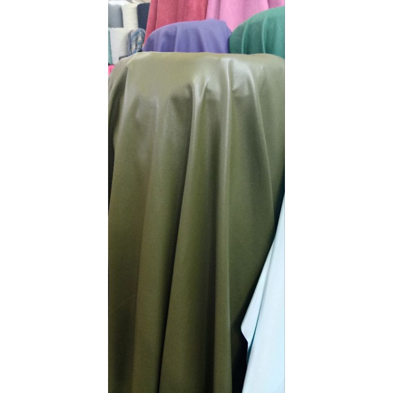 bahan kain kulit latex kain kulit sintesis sedikit stretch