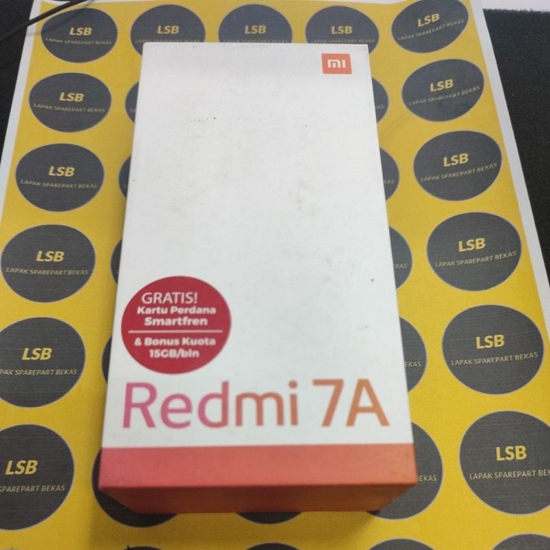 DUS BOX HANDPHONE XIAOMI REDMI 7A ORIGINAL BEKAS