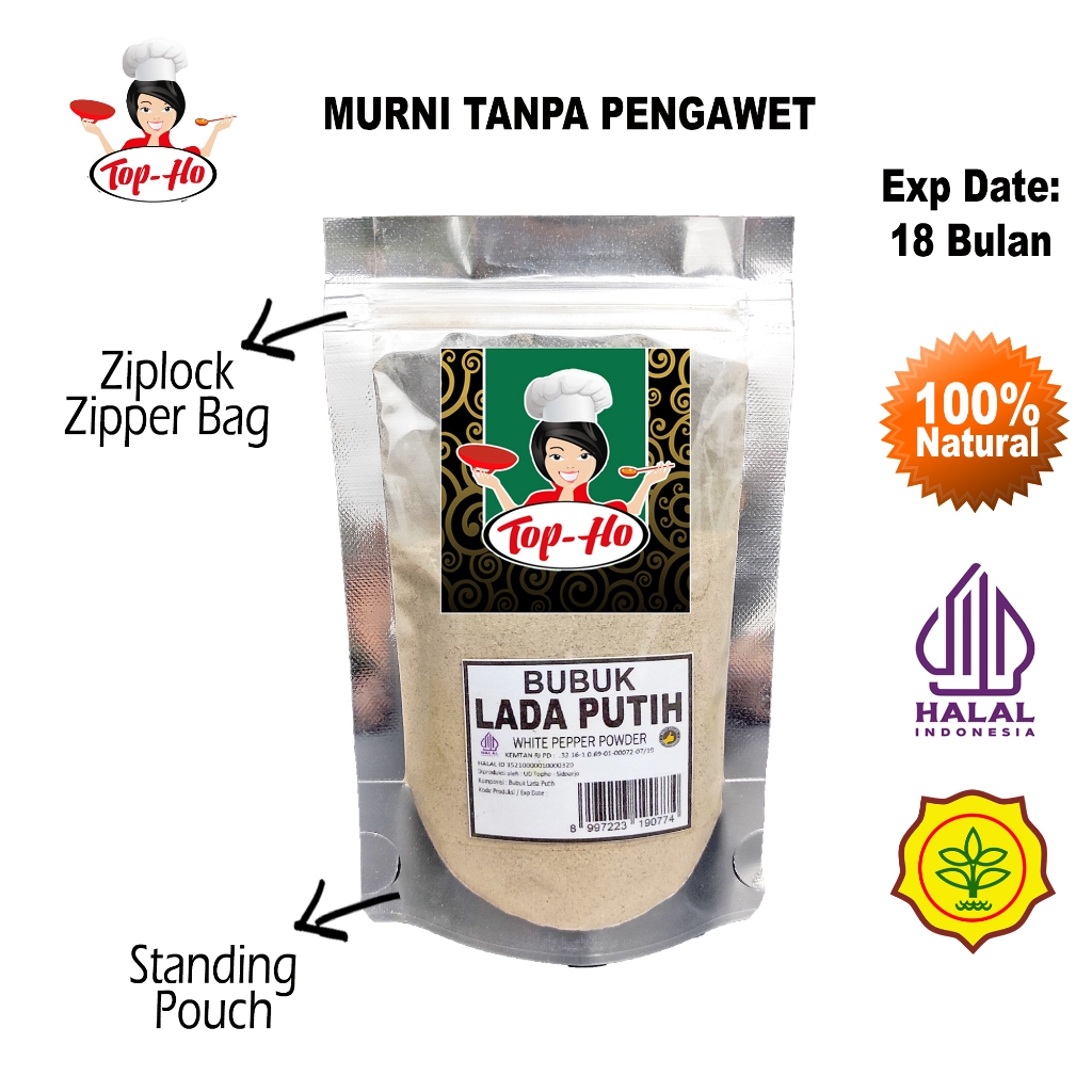 

Bubuk Lada Putih TopHo 1Kg