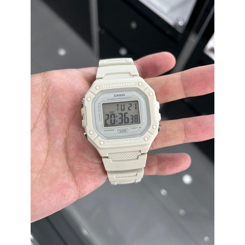 Jam Tangan Unisex Casio W-218HC-8AVDF / W-218HC-8A Original
