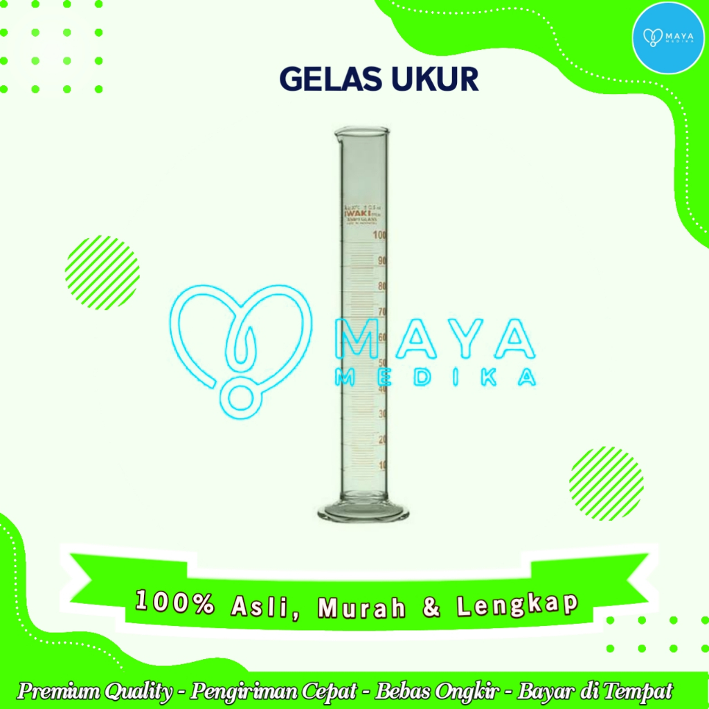 Gelas Ukur 100 cc Iwaki