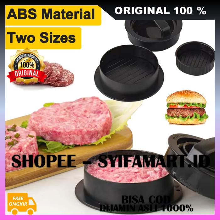Alat Press Daging Hamburger Praktis Alat Cetak Daging Hamburger Cetakan Daging Burger 100% ORIGINAL