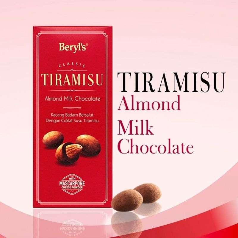 

Berly's Tiramisu Almond Chocolate impor Malaysia 200g ONLY BATAM