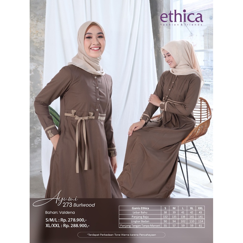 Ethica - Gamis Dress Wanita Busui - Ayumi 273