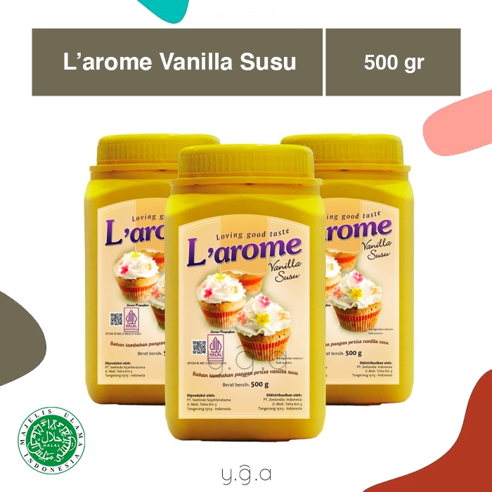 

L'arome Vanilla Susu Perisa Makanan 500gr / Larome