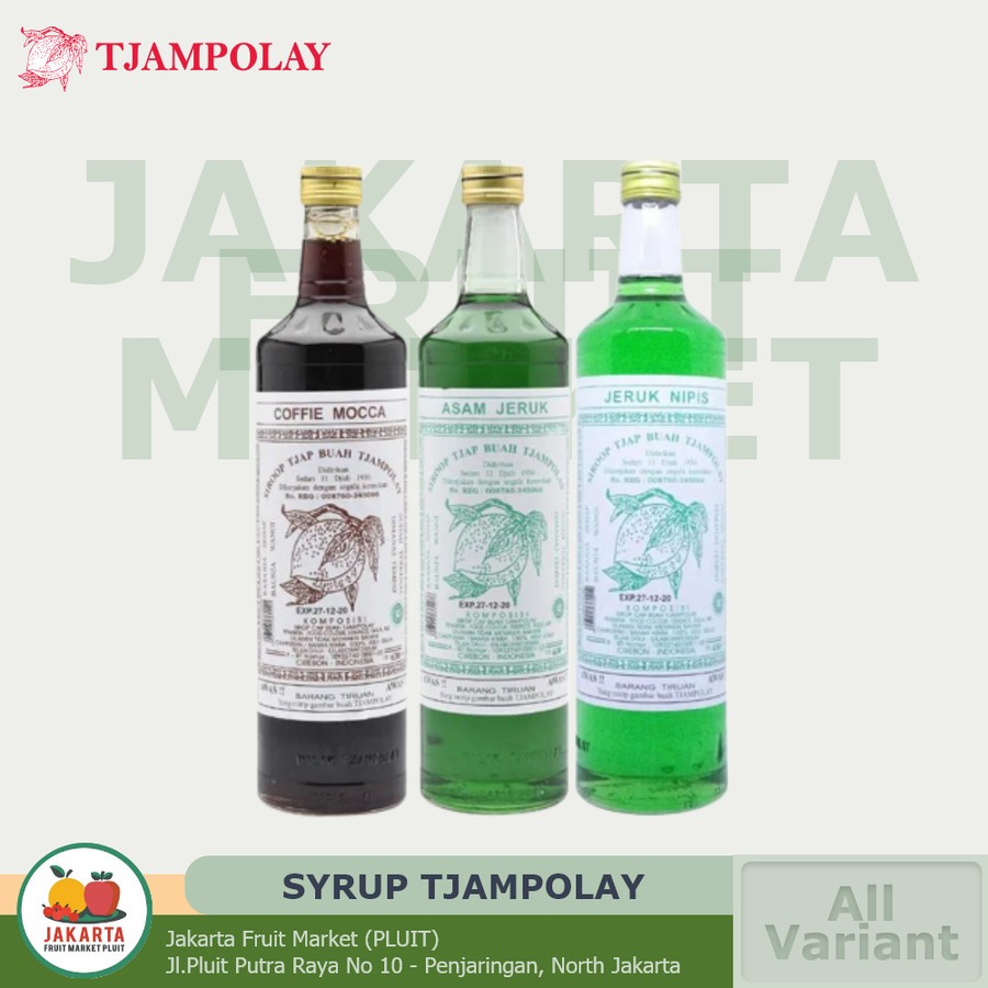 

[PROMO] SIRUP TJAMPOLAY Kopyor / Asam Jawa / Jeruk Nipis / Mocca syrup buah lebaran puasa es dll