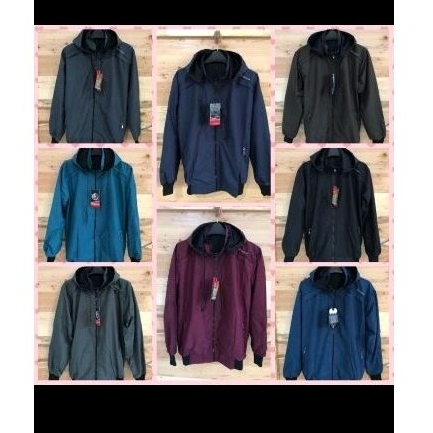 Jaket Freestyle BB jaket parasut pria bolak balik