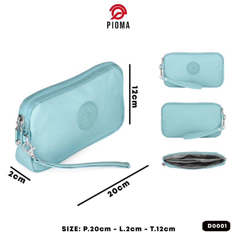 Pouch pioma dompet kartu pioma banyak sekat D001