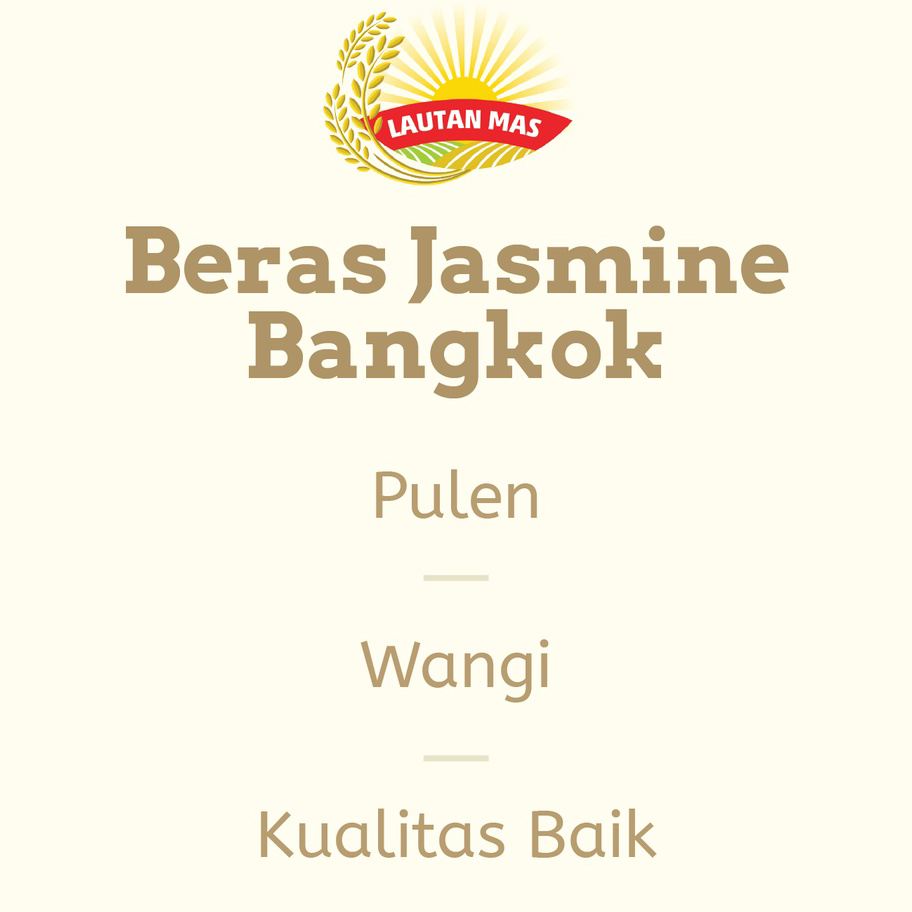 

Terlaku. Jasmine Bangkok Beras Thai 5KG Ready