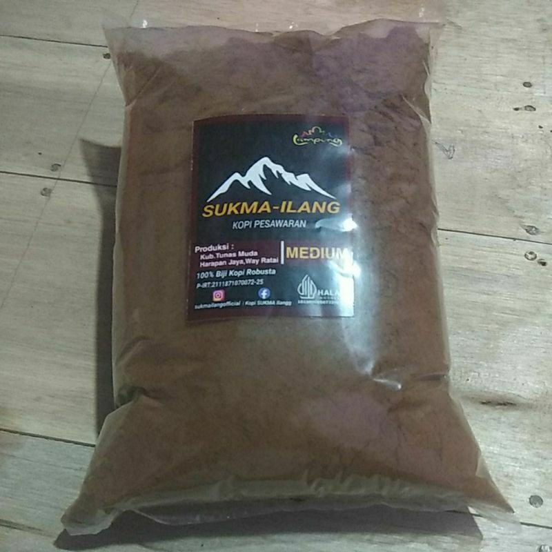 

KOPI ASLI 100% LAMPUNG merk SUKMA ILANG robusta 1/5KG