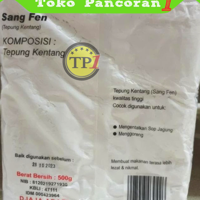 

➵➭✬ Tepung Kentang Potato Starch Lentera Naga Sang Fen Sangfen 500g Big Sale