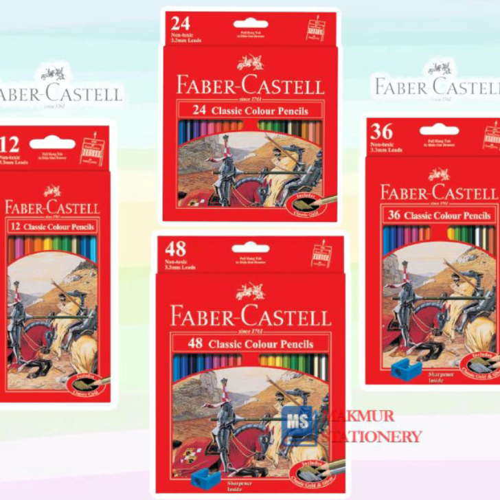 

Terupdate Pensil Warna Faber Castell Panjang Classic 12,24,36,48 Warna