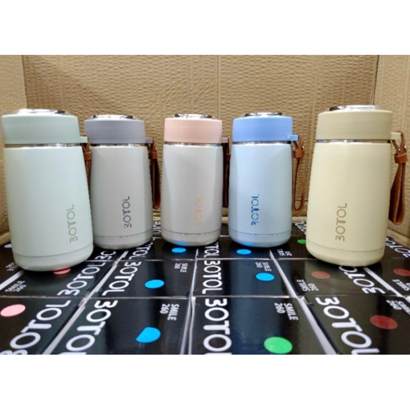 BOTOL TERMOS DUBBLIN/3OTOL SMILE 260ml//BOTOL TERMOS STAINLESS STEEL