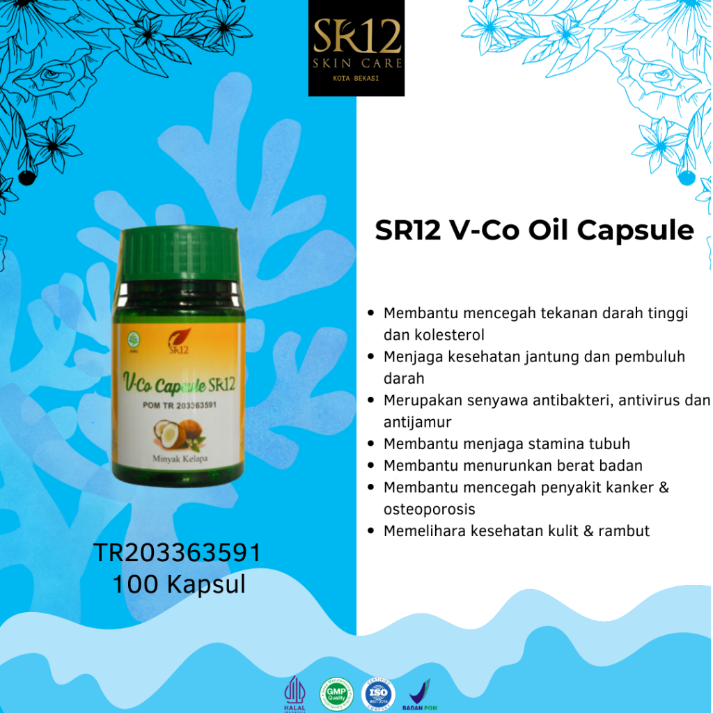 

SR12 V-Co Oil Capsule 100 kapsul - Minyak Kelapa