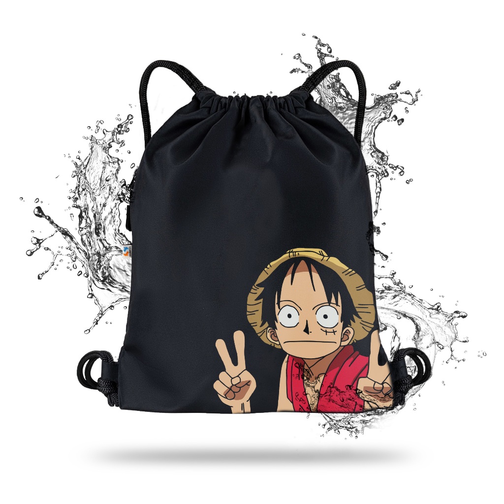Tas Serut Anti Air - Tas Sekolah Futsal Anime Luffy