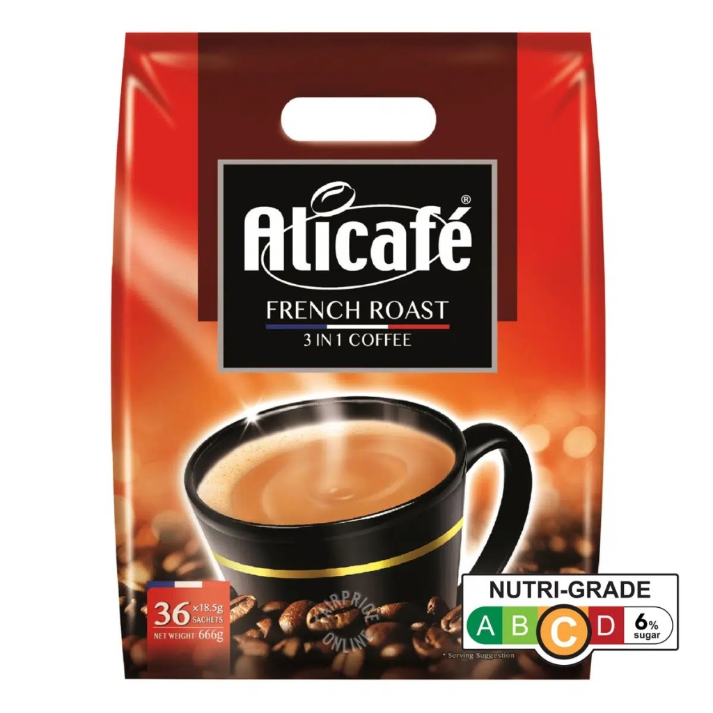 

Alicafe 3 in 1 Coffee Bag French Roast 36sX18.5g