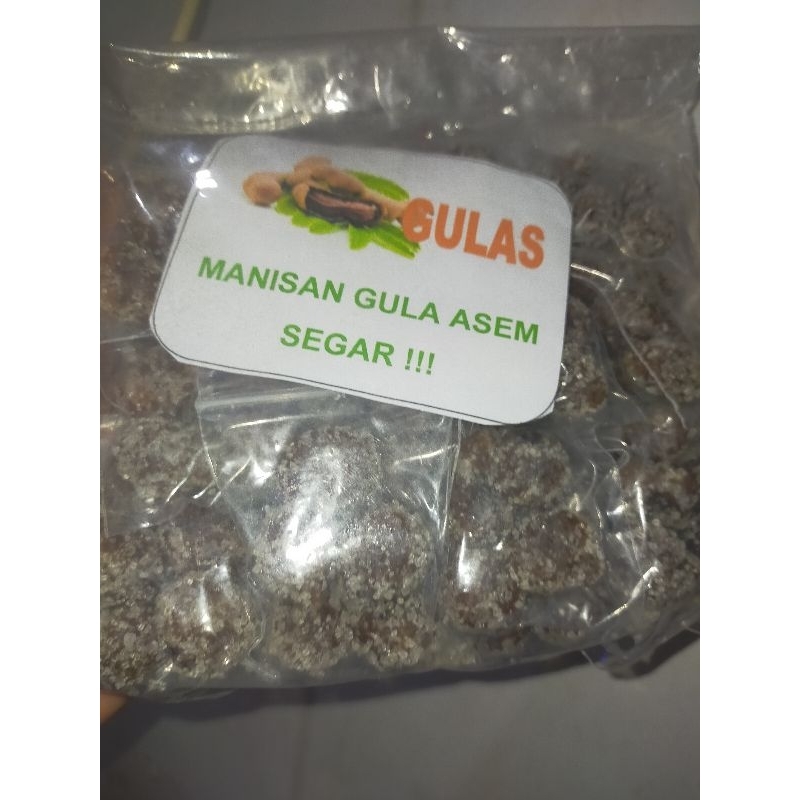 

Manisan Asam GULAS Isi 16 Bungkus Kemasan 375 Gram Rasa Manis Enak Seger