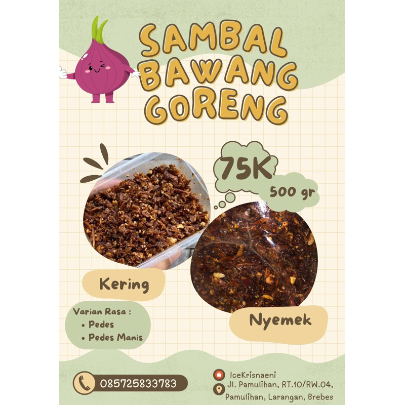 

Sambal Bawang Goreng