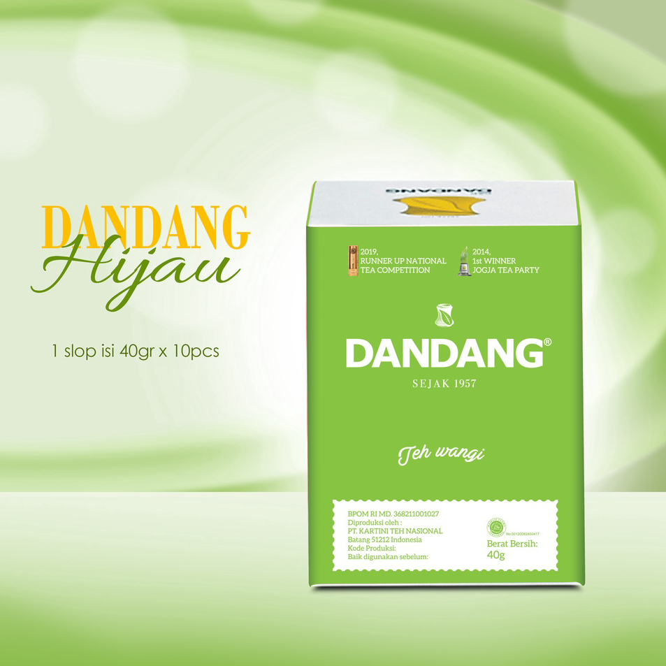 

Best Terlaris Teh Dandang Hijau 40gr [1 slop isi 10 pcs]