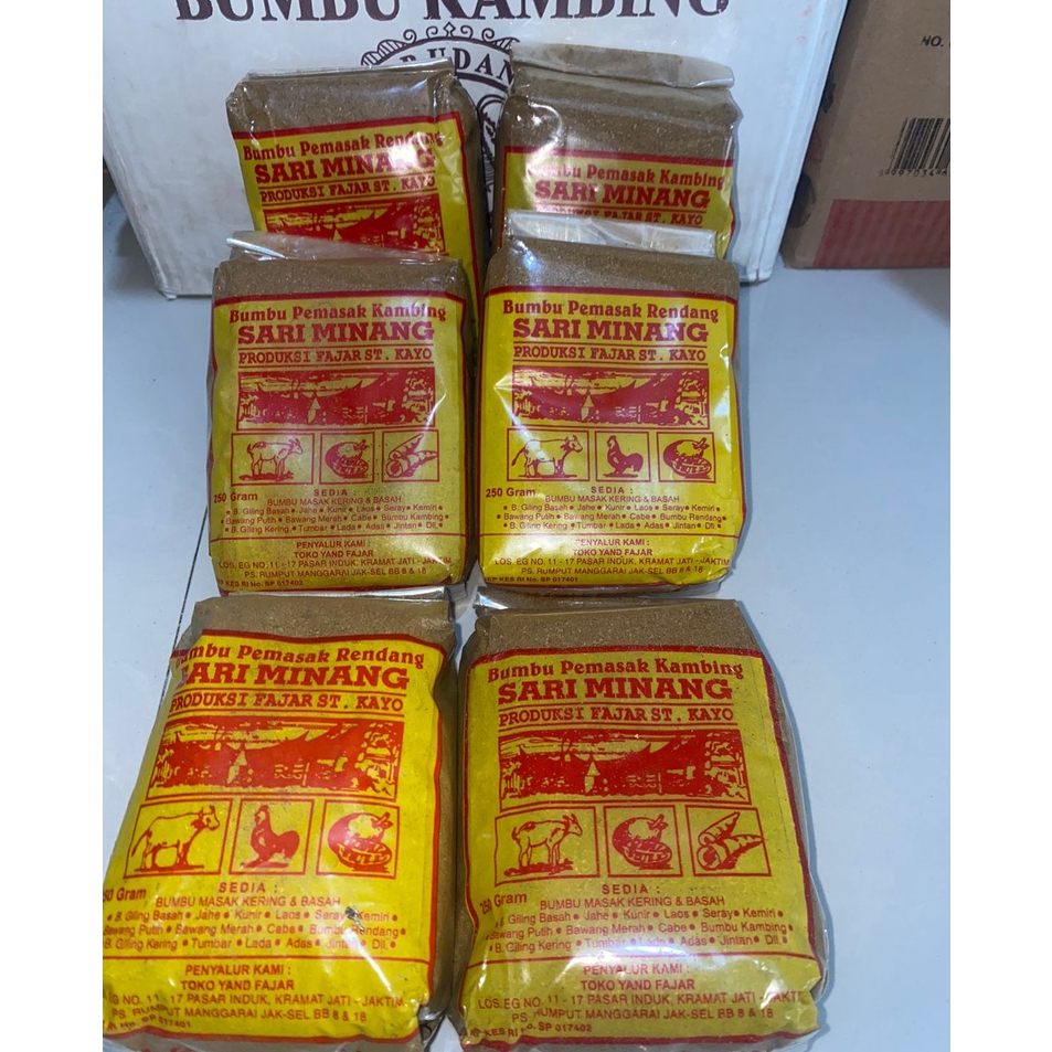 

➶⁎✶ Bumbu Pemasak Sari Minang Kambing