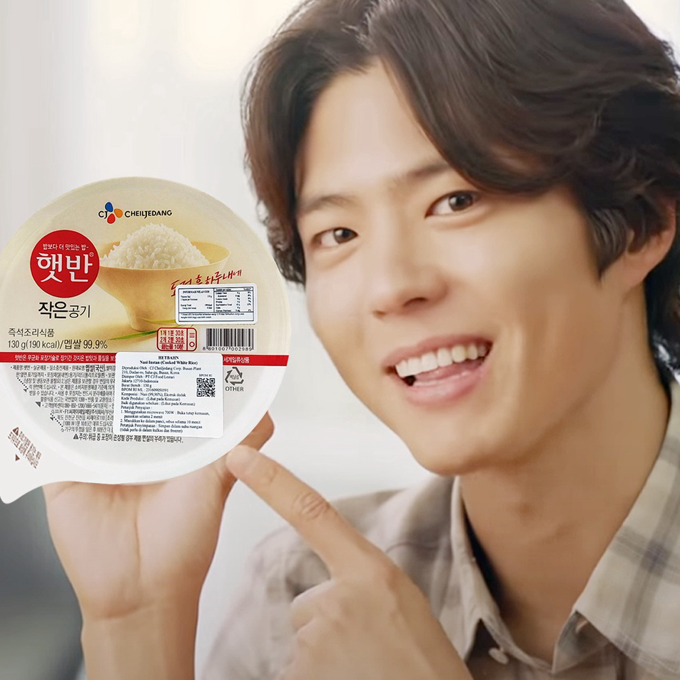 

➪➽✳✧ [HMART] CJ Hetbahn Cooked White Rice - Nasi Putih Instan Korea 130g
