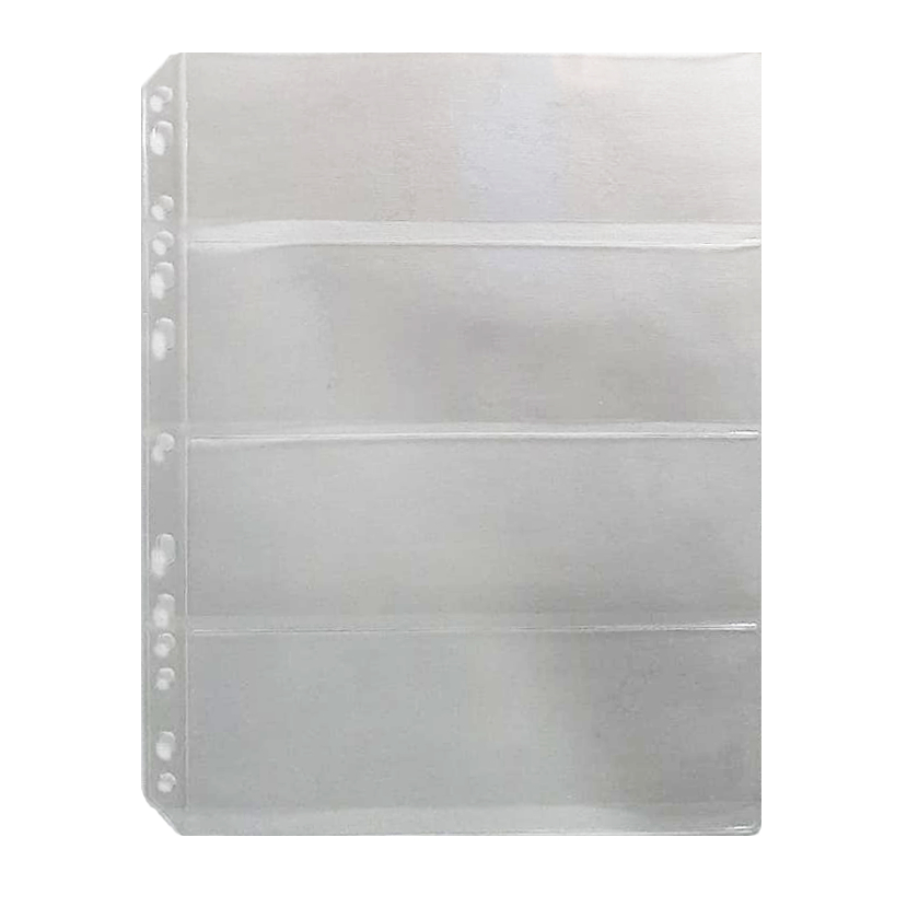 Refill Album Uang Kertas Sekat 4 @ 5pcs Chu-Yu Culture Made In Taiwan