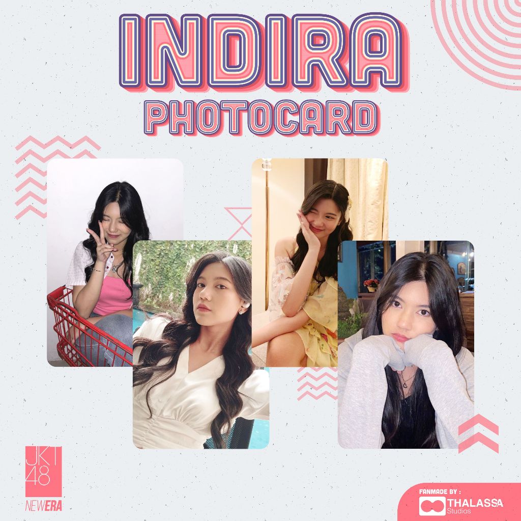 Photocard Indira Seruni JKT48 PC Photopack Selca Unofficial Fanmade - SATUAN