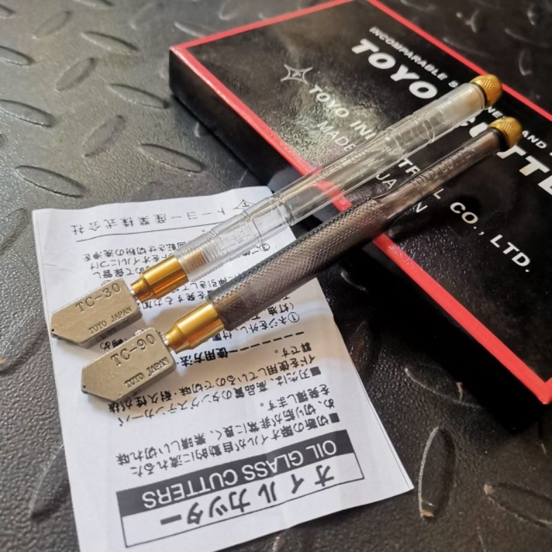 ALAT PEMOTONG KACA TOYO CUTTER TC-30 TC-90 ORGINAL PISAU KACA / PISAU OTONG KACA MADE IN JAPAN