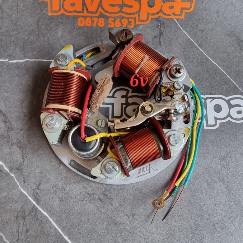 SPUL SET PENGAPIAN PLATINA VESPA SUPER SPRINT VBB