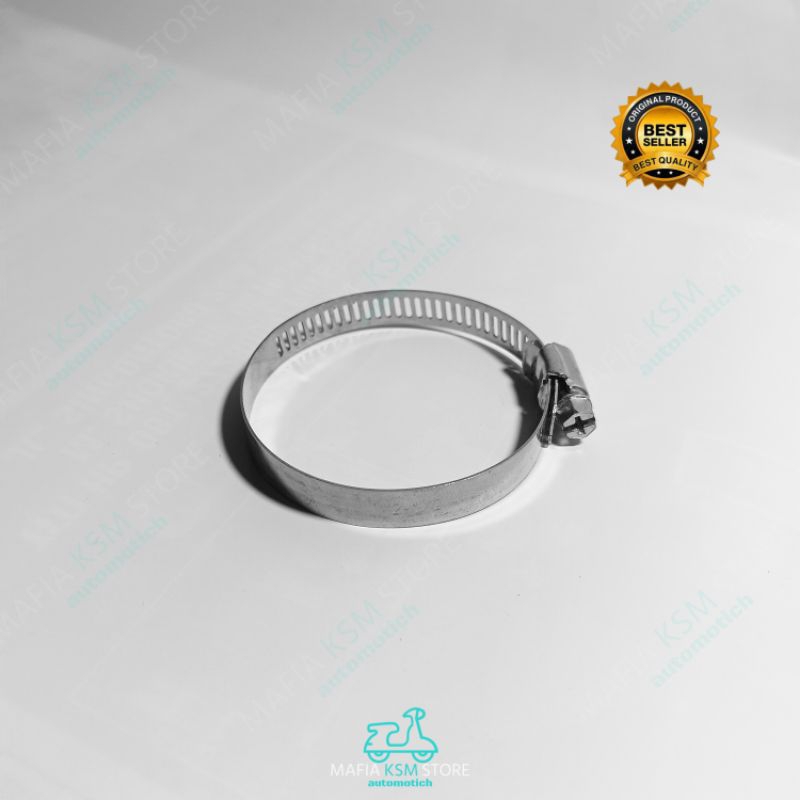 Klem selang 2 1/2" / hose clamp 2 1/2" (40-63mm) / klem selang 2,5 dim / Klem Selang Hose Clamp Stai