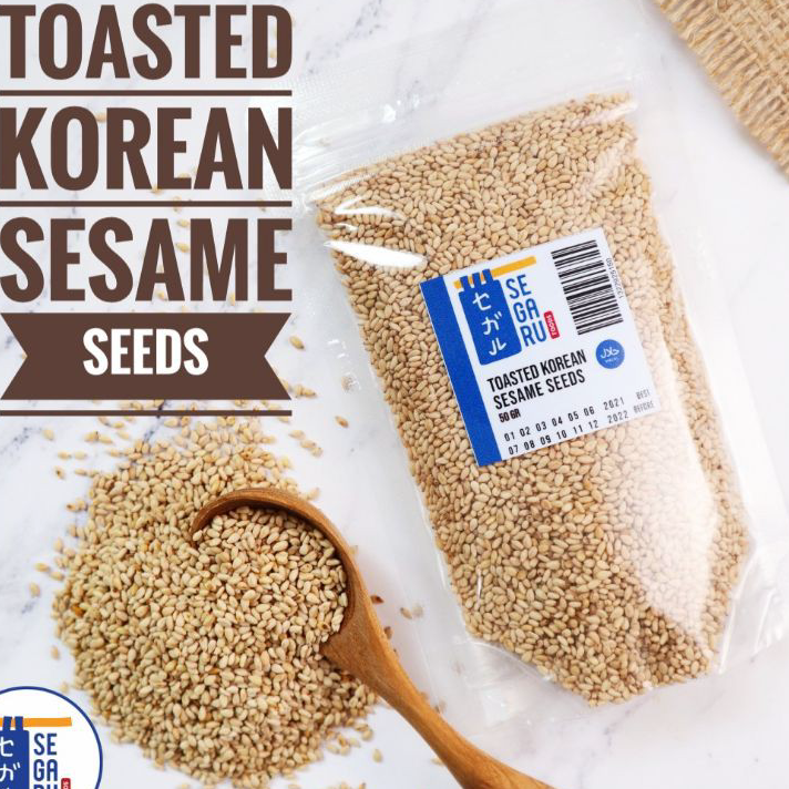 

➪➽✳✧ Wijen Putih Sangrai Korea Halal | Biji Wijen Panggang