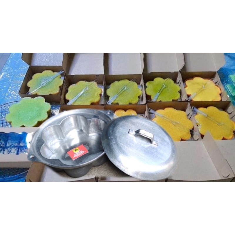 cetakan kue bingka bingke plus sutil mini kemojo kemoja bisa untuk kompor gas dan oven