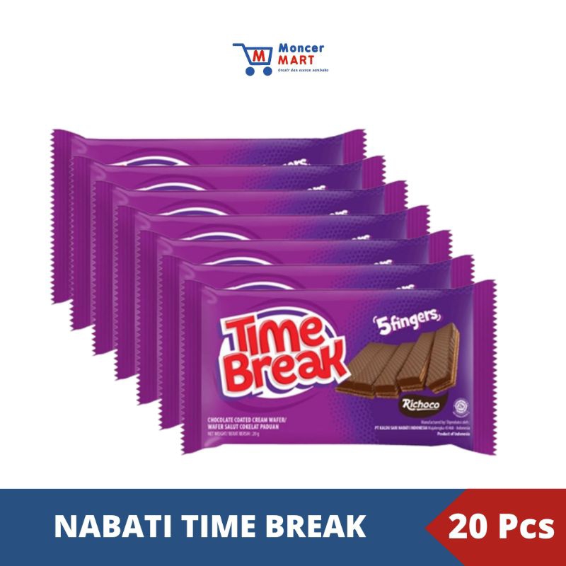 

Nabati Time Break 5 Fingers Richoco Pack Isi 20 Pcs