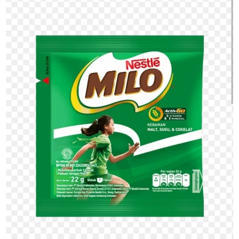 

Milo-Activ Go 22gr = 10 sachet