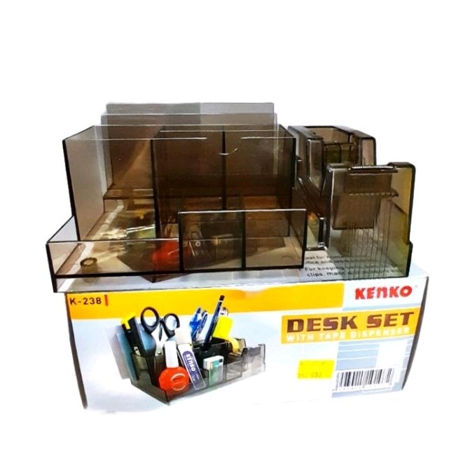 

Jual KENKO K-238 Tempat Pensil Pulpen dengan Tape dispenser