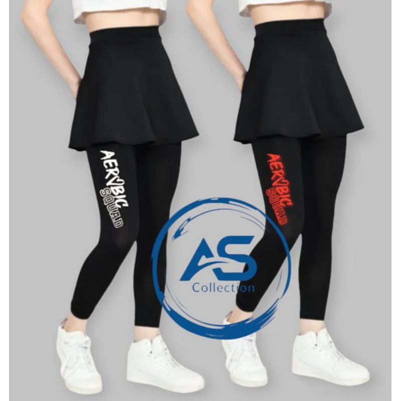 Rok legging olahraga/rok panjang aerobik/rok senam aerobik fitness/rok panjang aerobik olahraga