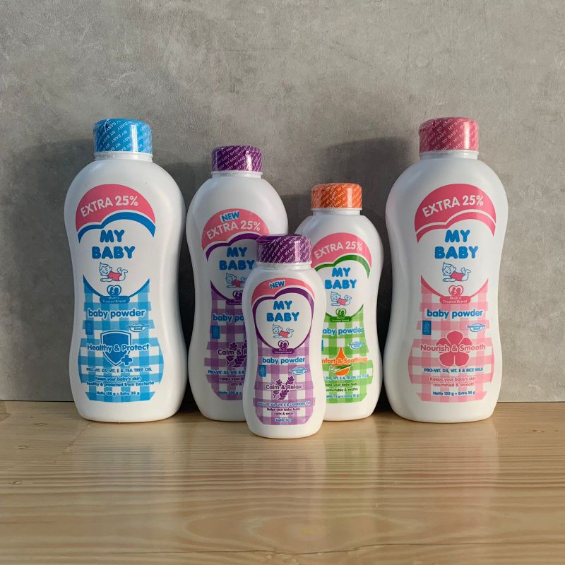 My Baby Baby Powder | Bedak Bayi Anak (Packaging Terbaru).