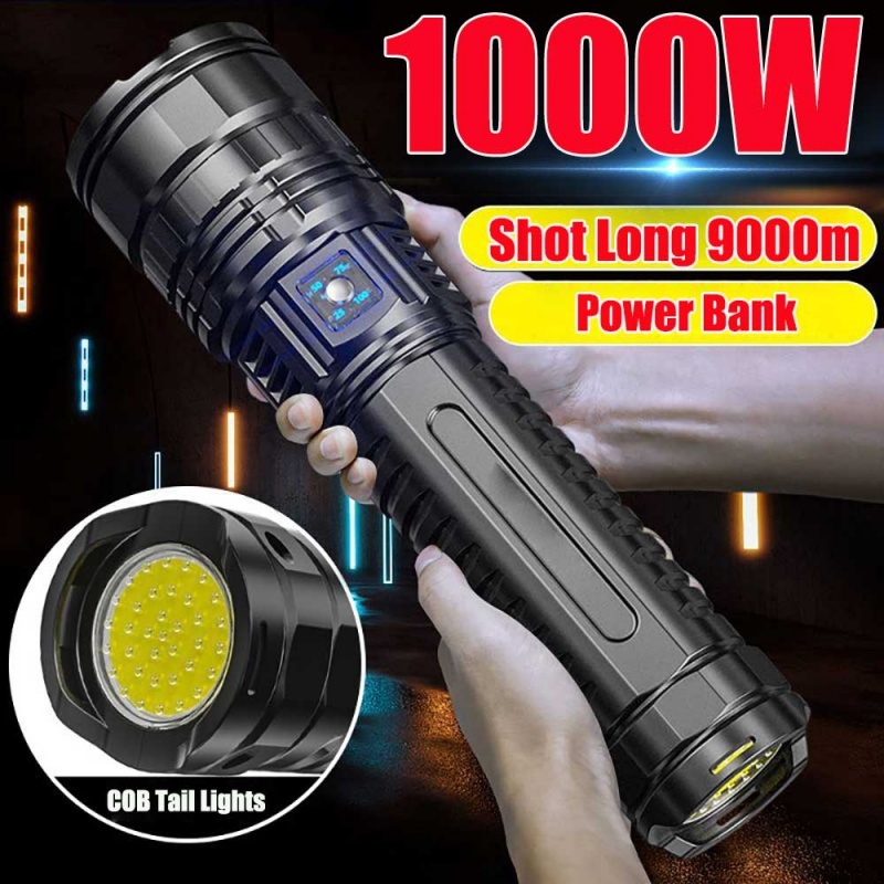 Anbolt X1 Pro Senter LED Super Terang Jarak Jauh 2000 meter Zoomable Senter Mini Anti Air Senter LED